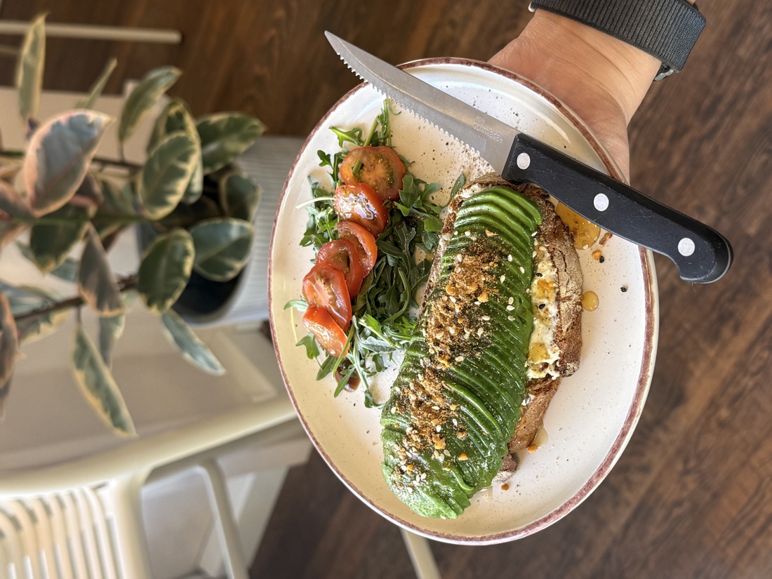 Avocado Brot auf Sauerteig