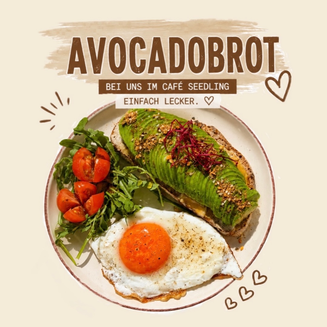 Avocadobrot mit Spiegelei